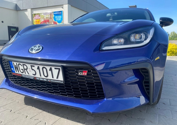 Toyota GR86 cena 135500 przebieg: 6800, rok produkcji 2022 z Warszawa małe 29